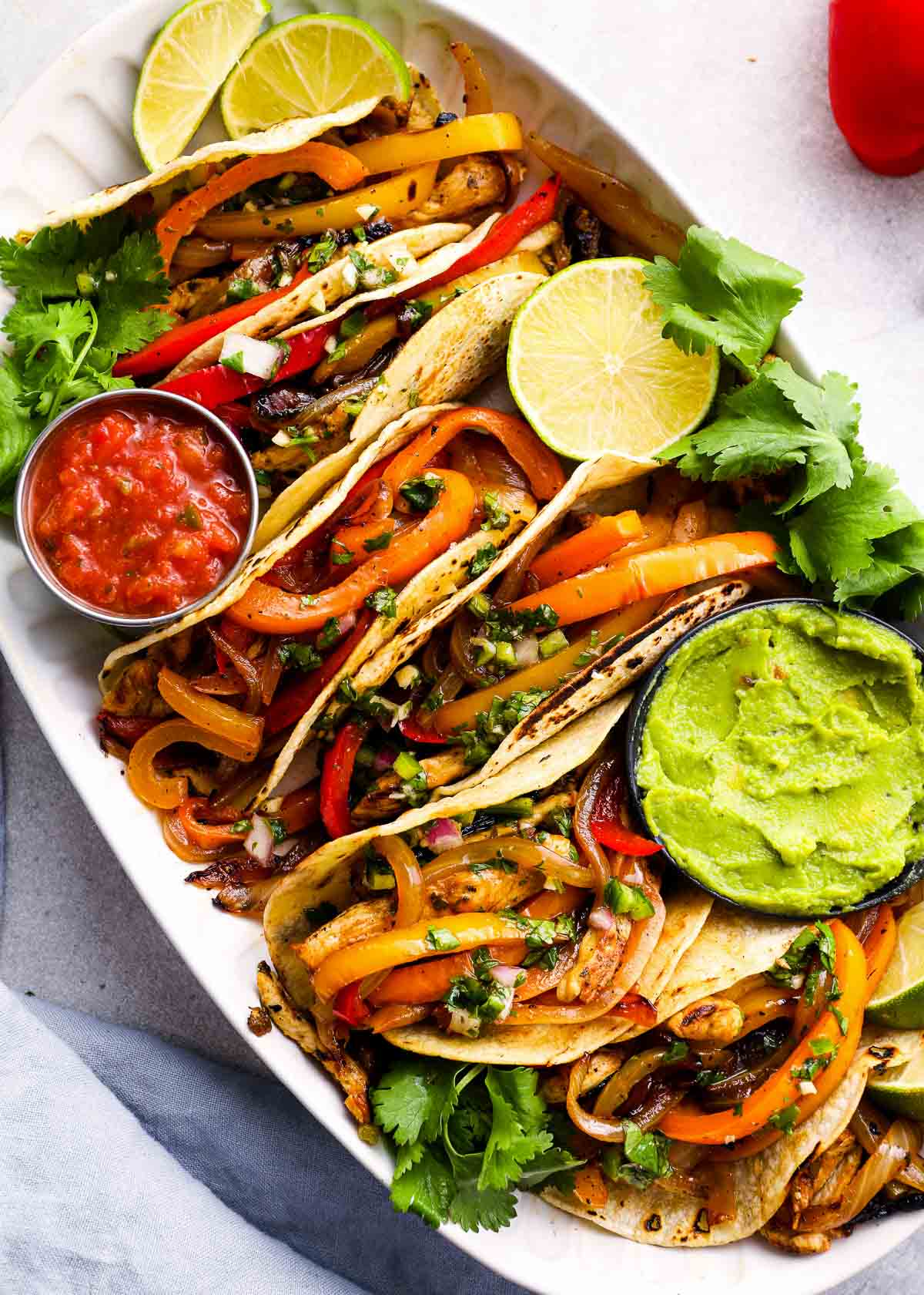 Easy Chicken Fajitas - Chicken Recipes